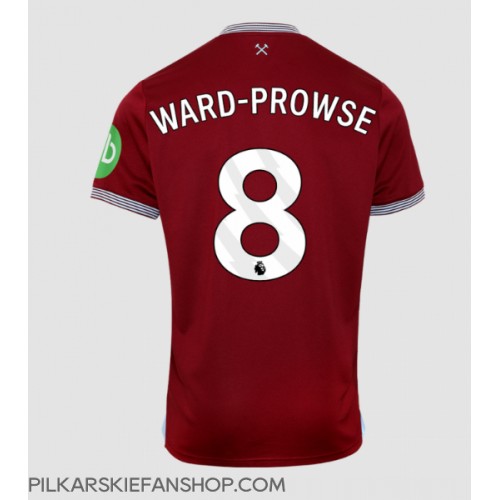 Koszulka piłkarska West Ham United James Ward-Prowse #8 Strój Domowy 2025-26 tanio Krótki Rękaw Koszulka piłkarska West Ham United James Ward-Prowse #8 Strój Domowy 2025-26 tanio Krótki Rękaw